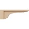 Ekena Millwork 3"W x 18"D x 6"H Thin Warren Rough Cedar Woodgrain TimberThane Corbel, Primed Tan CORUR03X18X06WARRCPR - alternate 4